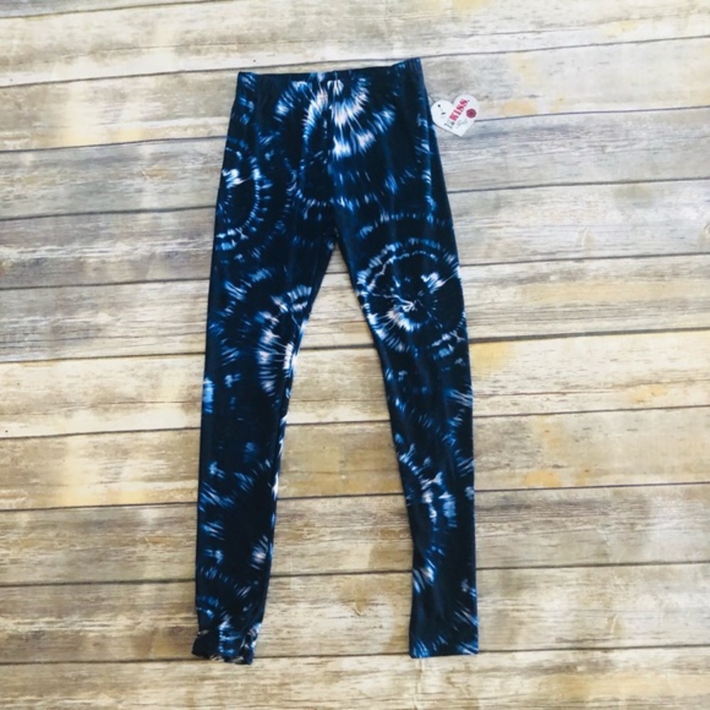 NWT Girls soft tie dye leggings! Size 14